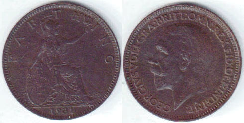 1931 Great Britain Farthing A005747